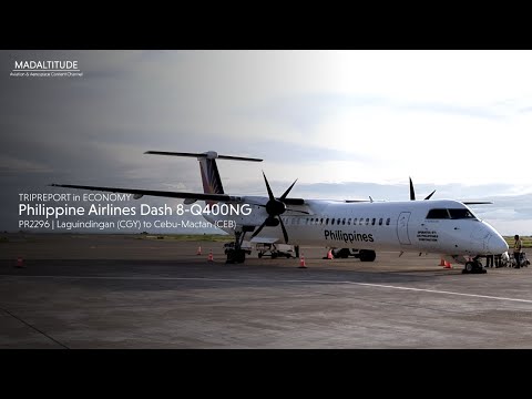 Philippine Airlines | ECONOMIA | Laguindingan [CGY] para Mactan-Cebu [CEB] | De Havilland Dash 8-Q400