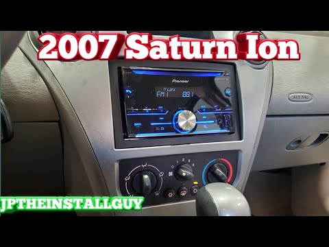 2007 saturn ion radio removal / pioneer radio install
