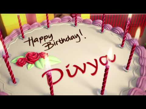 Happy birthday to you Divya