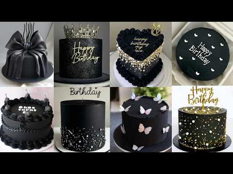 🖤Black Cake Designs/Cake Design for birthday/Cake Design/Cake Photo/Happy Birthday Cake/CakeDesigns