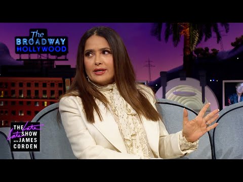 Salma Hayek's Had an Unfortunate First Mud Bath Experience
