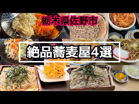 【総集編】佐野市で食べた蕎麦屋💚佐野市はラーメンだけぢゃない😊日本名水百選にも選ばれる清らかな水で作る絶品蕎麦達👍素材の良さと高い蕎麦打ち技術の絶品蕎麦４選をまとめてみたよ😙😙