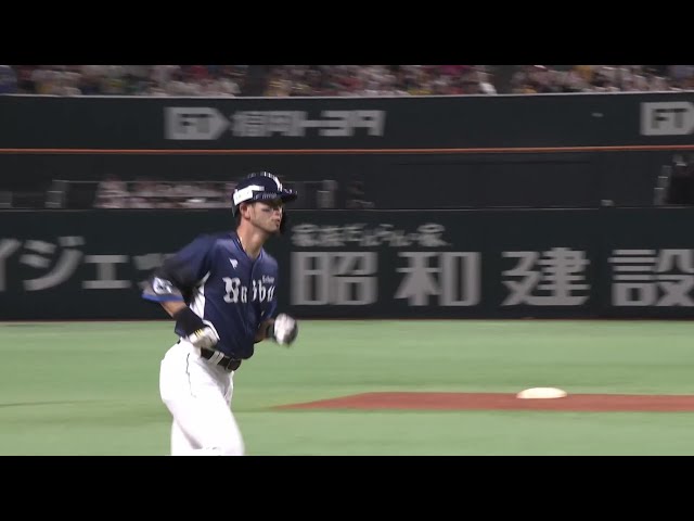 【2回表】先制アップルパンチ!! ライオンズ・外崎修汰 約2カ月ぶりとなるレフトへの第3号ホームラン!! 2025年7月6日 福岡ソフトバンクホークス 対 埼玉西武ライオンズ