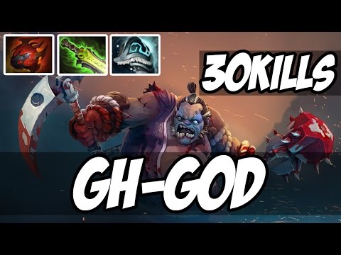 GH-GOD Plays Pudge WITH 30 KILLS - Vol 3 - Dota 2