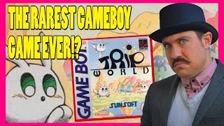 The Rarest Game Boy Game Ever!!? - Trip World Review & History - Top Hat Gaming Man