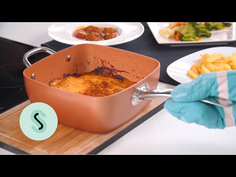 Poêle multifonction avec couvercle, panier à frire et accessoires pour cuisiner à la vapeur et griller - Image 7