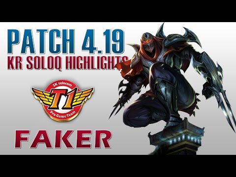 SKT T1 Faker - Zed vs Lux - KR SoloQ Highlights