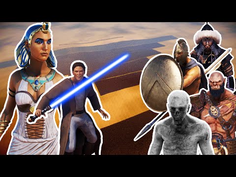 20 MILLION ZOMBIES, ORCS, MONGOLS, SPARTANS vs 150,000 JEDI + 1,000 CLEOPATRA | UEBS 2