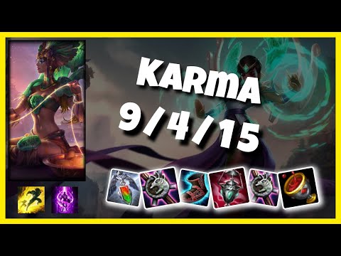 EU Challenger Karma MID (9/4/15) vs AKALI Gameplay Replay - Patch 10.20