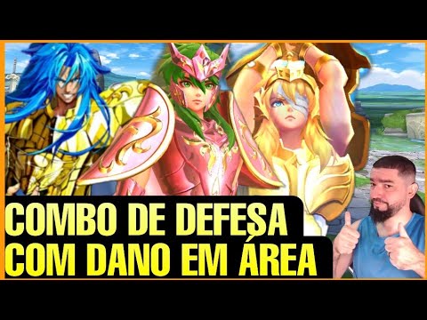 Build a house with defteros, Shun Divino and Hyoga Dourado - Saint Seiya Awakening