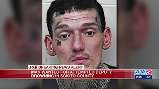 Man wanted after attempted drowning of Sheriff's deputy