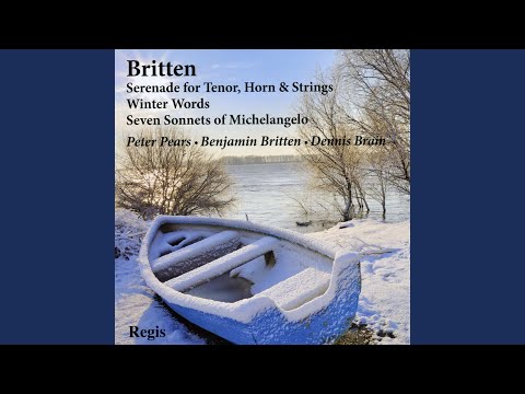 Winter Words, Op. 52: Midnight on the Great Western - "The Journeying Boy"