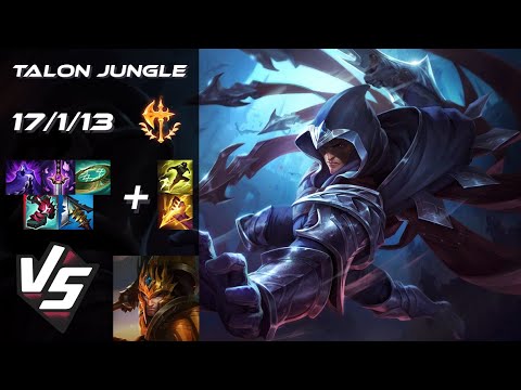 JUNGLE Talon vs Jarvan IV - EU Grandmaster Patch 25.19