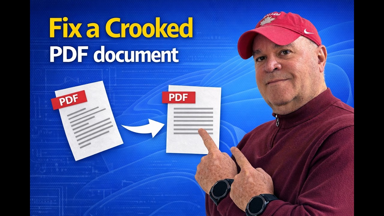 Fix a Crooked PDF document