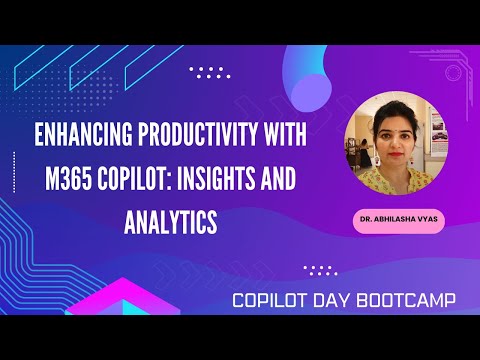 Enhancing Productivity with M365 and Copilot Enhancing Productivity with M365 and Copilot