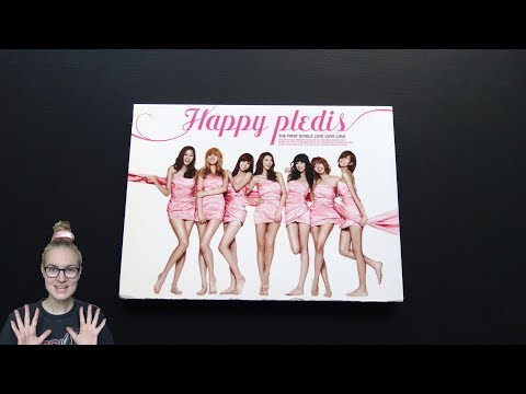 Unboxing Happy Pledis 해피 플레디스 (After School) 1st Single Album Love Love Love