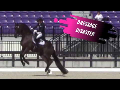 Dressage Disaster: Mikala Munter Finds The Pitfalls Of Skyfall In The Grand Prix Dressage At WEC