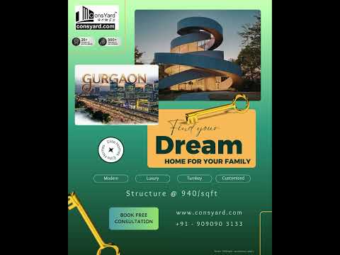 Turn Your Plot into a Dream Home in Gurgaon | Expert Builders Gurugram | Consyard Homes | Turnkey