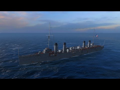 World Of Warships Blitz Jurien de La Gravière II France Cruiser