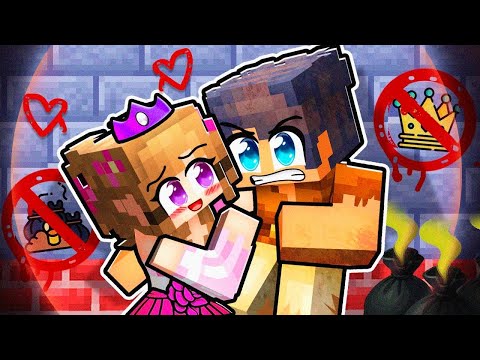 PEASANT And PRINCESS FORBIDDEN LOVE in Minecraft!