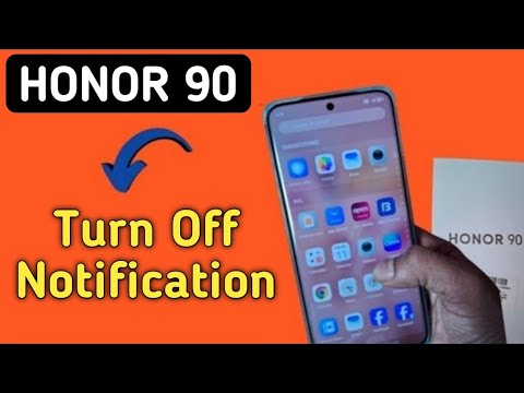 how to off app notification Honor 90, how to disable App notification Honor phone