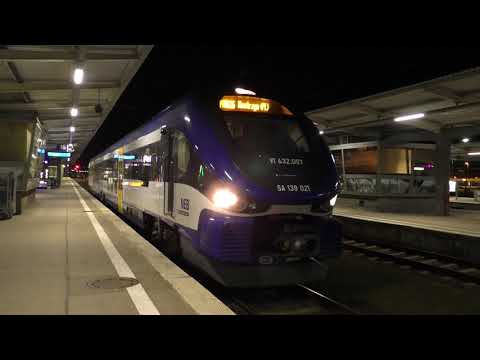 Der neue PESA LINK - NEB VT 632 007 in Berlin Ostkreuz und Lichtenberg