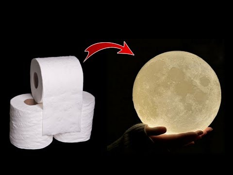 How to make moon model lamp