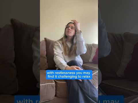 anxiety behavior: restlessness