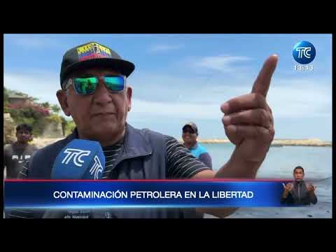 Contaminación petrolera en el cantón La Libertad, en Santa Elena
