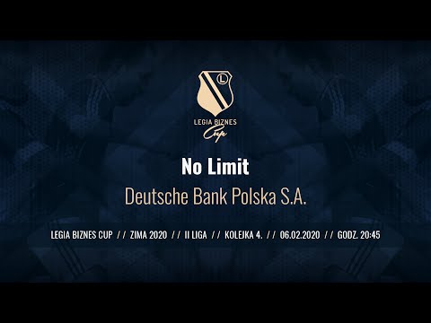 Skrót spotkania No Limit - Deutsche Bank Polska S.A. ( Legia Biznes Cup Zima 2020 )