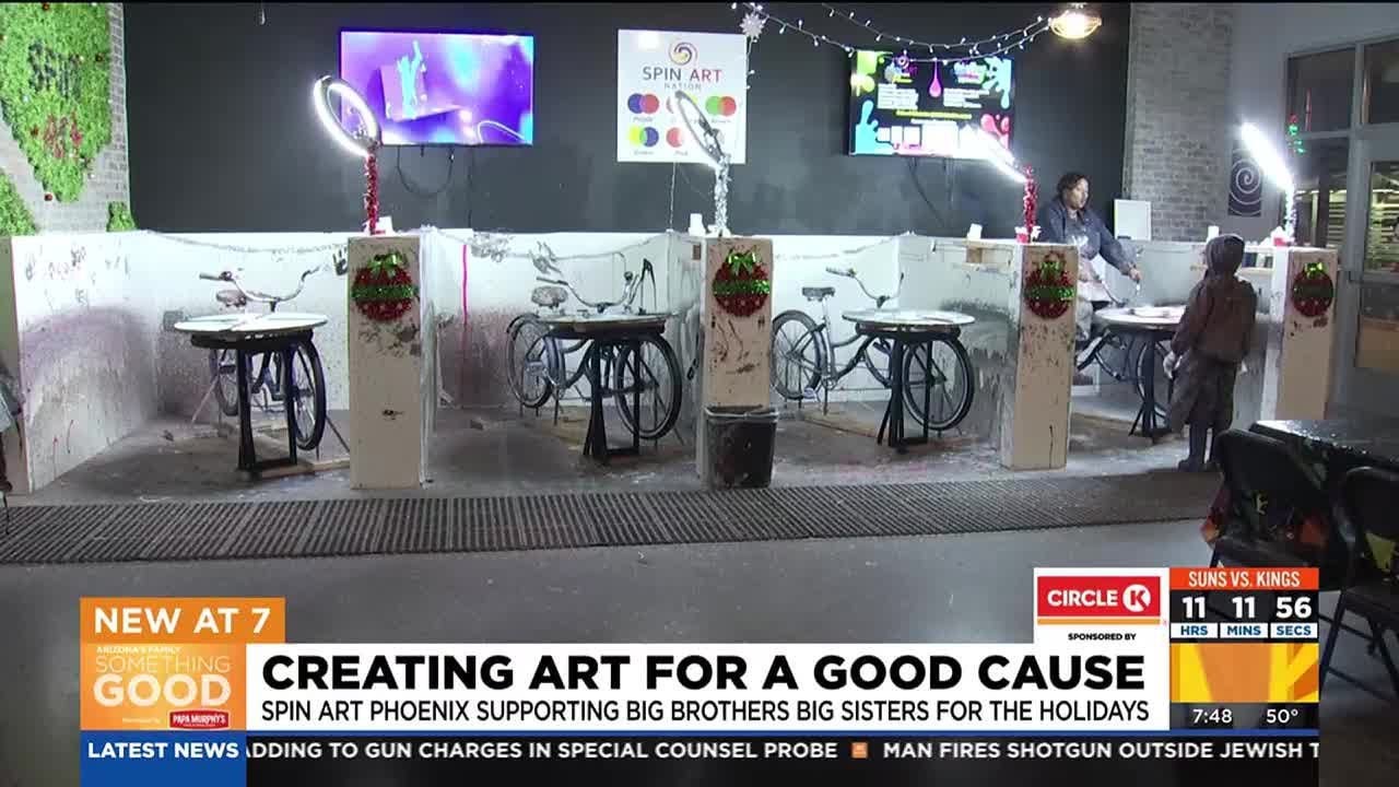Spin Art Phoenix creating art for a cause this holiday season