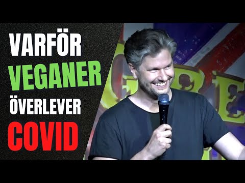 Varför veganer överlever Covid | Fredrik Andersson standup