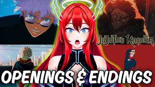 SO PEAK!! | FIRST TIME WATCHING ALL Jujutsu Kaisen Openings and Endings