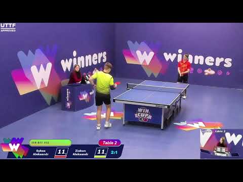 WINners CUP table 2  17.01 Syksa Aleksandr - Ziakun Aleksandr  17:30