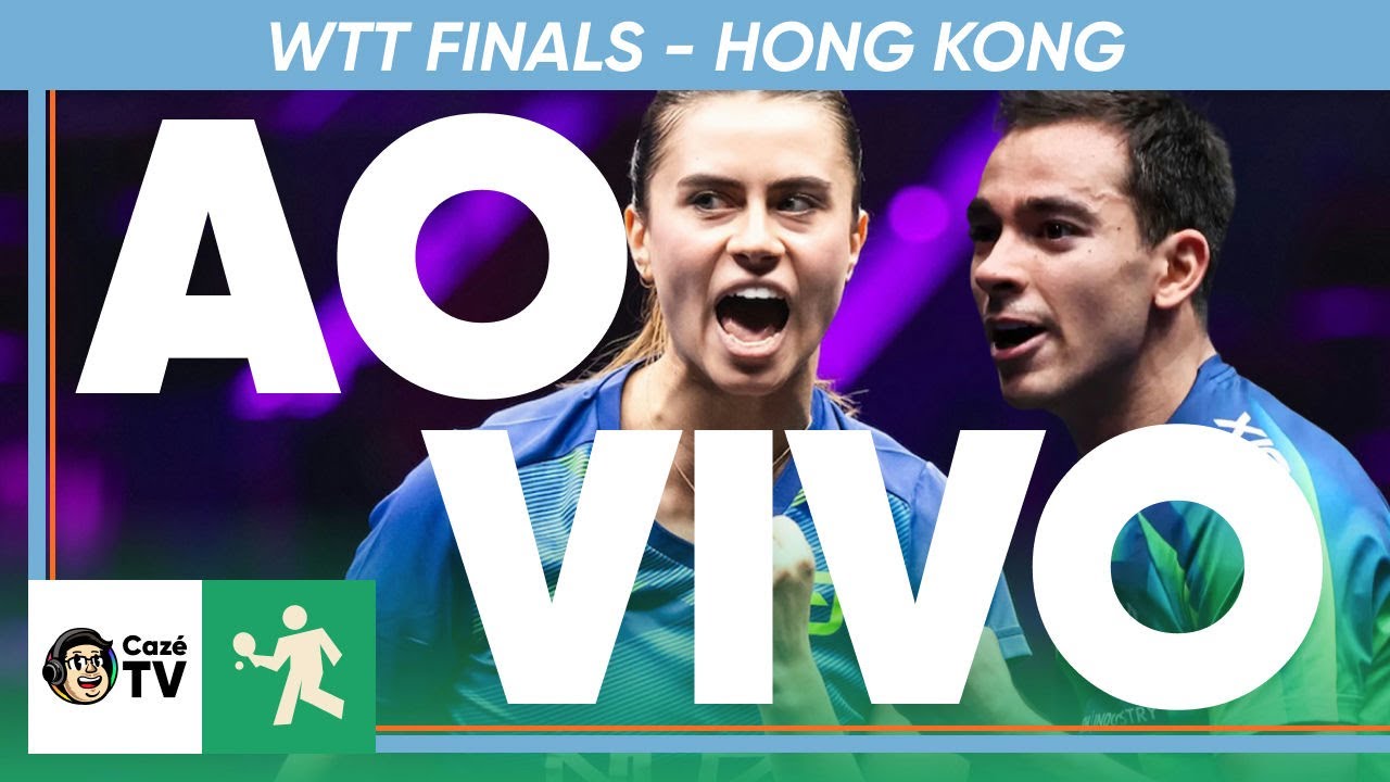 AO VIVO: TÊNIS DE MESA | HUGO CALDERANO E BRUNA TAKAHASHI NO WTT FINALS DE HONG KONG