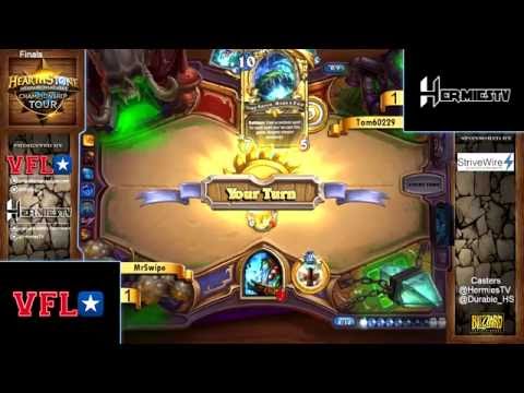 [Hearthstone]  VFL Weekly #10  QUICKSHOT  Finals MrSwipe vs. Tom60229.  Round #3