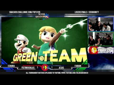 FGF25 - Eshura & Fisting Koalas Vs. Jesus & Fabian - Losers Finals