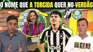 APÓS CRISE EM RIVAL, PROMESSA ESTRANGEIRA É PEDIDA PELA TORCIDA DO PALMEIRAS!!