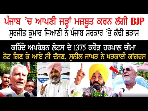 ਪੰਜਾਬ ’ਚ ਆਪਣੀ ਜੜ੍ਹਾਂ ਮਜ਼ਬੂਤ ਕਰਨ ਲੱਗੀ BJP - Surjit Kumar Jyani ਨੇ Punjab ਸਰਕਾਰ ’ਤੇ ਕੱਢੀ ਭੜਾਸ