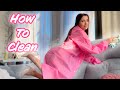 4K Clean Girl Routine White Raincoat Try On Home Cleaning