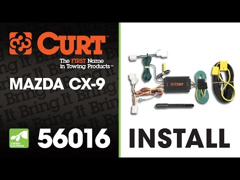 Trailer Wiring Install: CURT 56016 on a Mazda CX-9