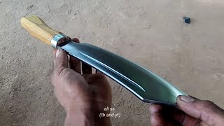 Download lagu dari sepotong baja spring 8mm dibuat golok cacah tulang/blacksmith#handmade mp3