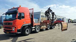 Terberg FM2850-T 10x4/6 Globetrotter Euro4 - Penz 16200HL + Grab - Contr platform truck for sale - Image 4 | Autoline IL Terberg FM2850-T 10x4/6 Globetrotter Euro4 - Penz 16200HL + Grab - Contr platform truck | Image 4 - Autoline