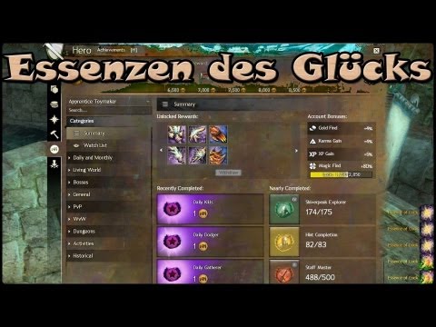 ➪ Guild Wars 2 - Essenz des Glücks und Magisches Gespür Änderungen
