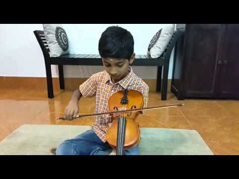 Kailash plays Shyamale Meenakshi on the violin