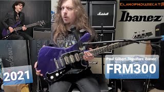 Video thumbnail for Ibanez Paul Gilbert FRM300 With Dimarzio PG13 mini humbuckers. by ClanOfHouseCats