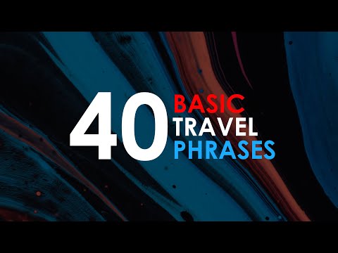 40 Basic Phrases For Travel In French | Beginner Lesson | The Frenchville