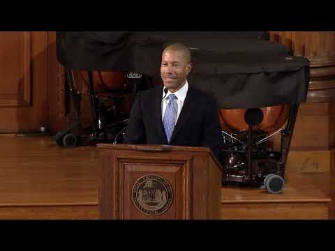 The 2022 Andover Alumni Award of Distinction All-School Meeting.