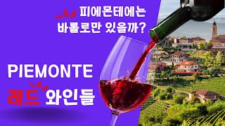 바롤로 산지 피에몬테 레드와인들 ep70 Piemonte/Piedmont Reds