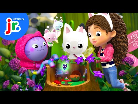 Getting Ready for the Itty Bitty Fairy! 🧚 Gabby's Dollhouse | Netflix Jr